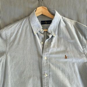 Polo Ralph Lauren Oxford Cloth Button Down - Blue Large